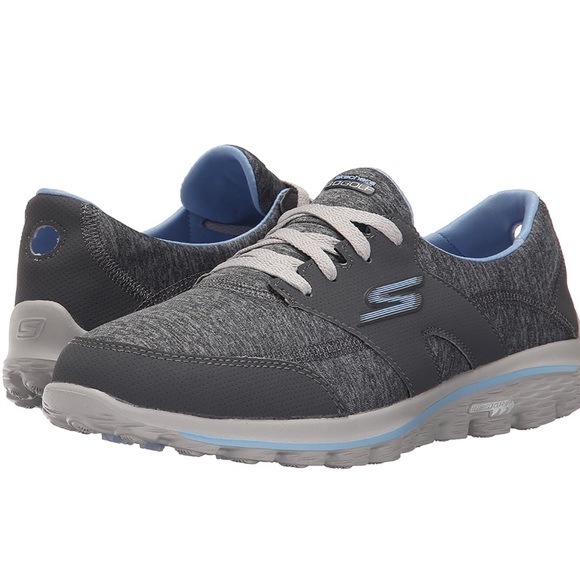 Skechers Go Walk 2 Golf Shoes Sneaker Grey Size 6 - Picture 3 of 9